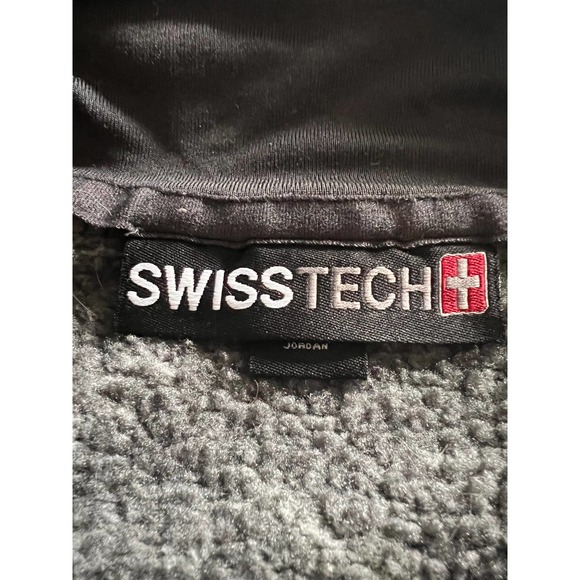 Swiss Tech Gray Full Zip Jacket‎ Mens Large (42-44) - Picture 10 of 12